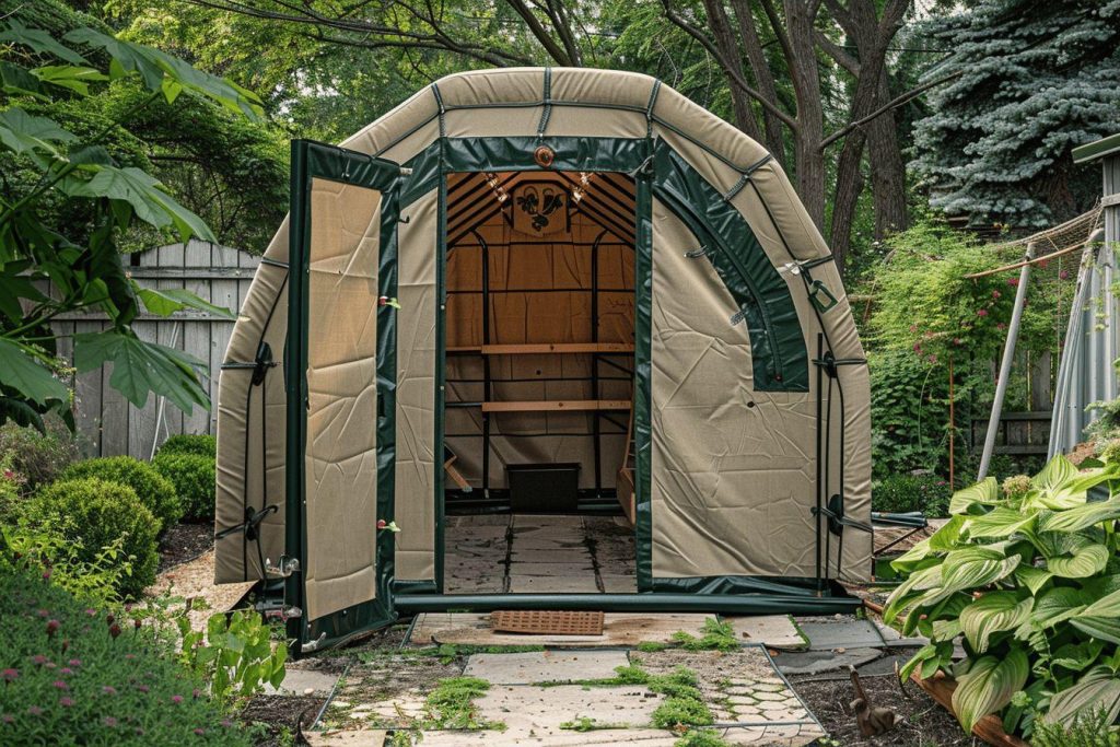 Abri de jardin en toile : comment le choisir pour un abri durable