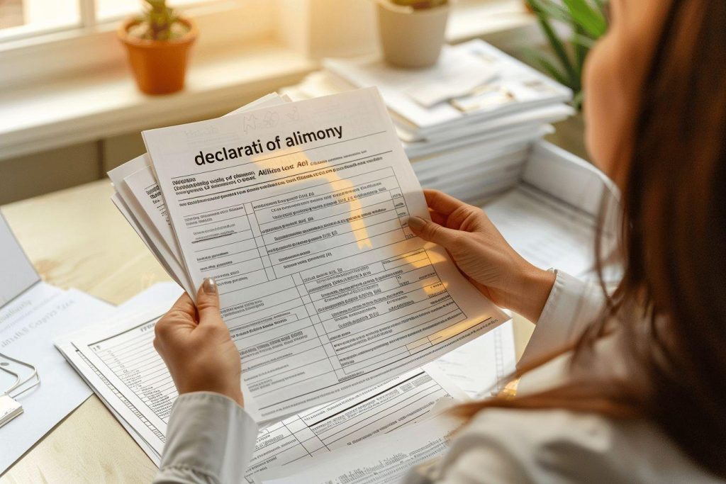 Comment déclarer une pension alimentaire versée aux impôts ?