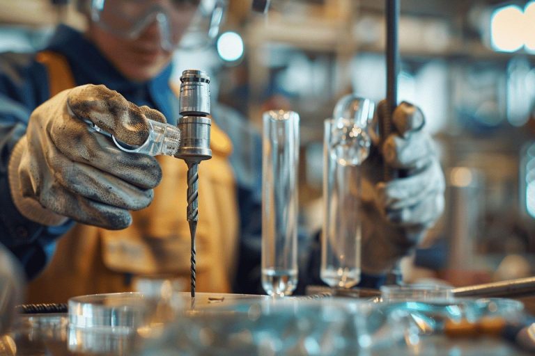 Comment percer le verre sans se blesser ?