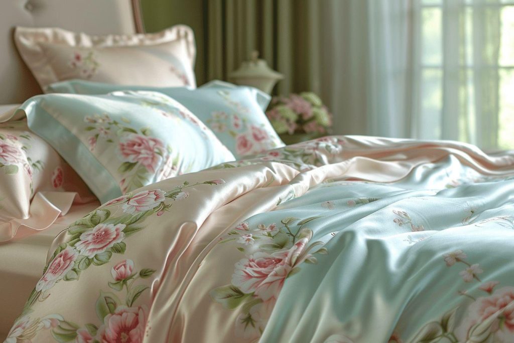 Housse de couette satin de coton : une matière douce et soyeuse pour un confort de sommeil exceptionnel