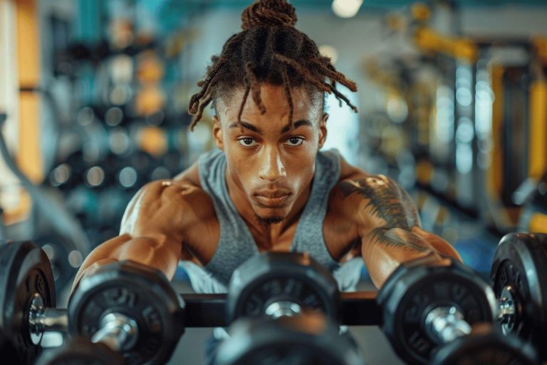 Où trouver des cours en ligne avec des exercice avec haltère pour les triceps ?