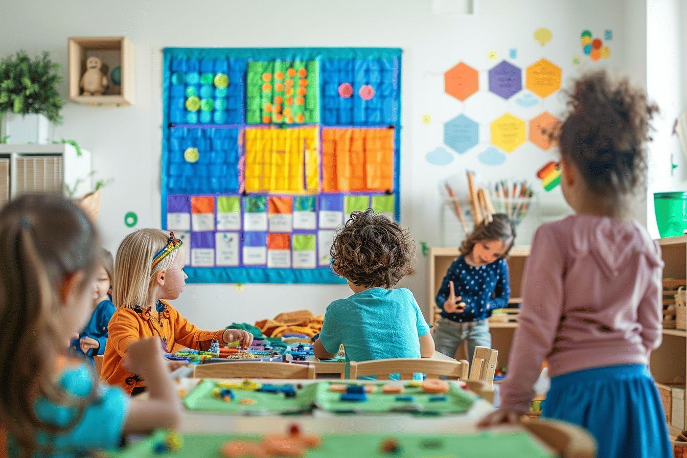 Quelle est la méthode montessori pour enseigner aux enfants à travers un tableau de comportement ?