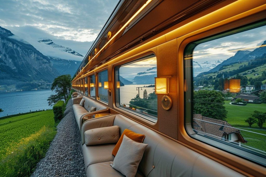 Train de luxe Suisse : découvrez le voyage de luxe à travers la Suisse